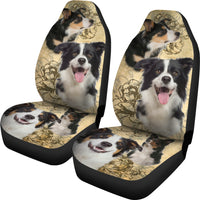 Load image into Gallery viewer, Border Collie Car Seat Covers (Set of 2)
