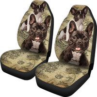 Load image into Gallery viewer, French Bulldog Car Seat Covers (Set of 2)
