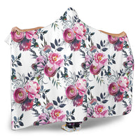 Load image into Gallery viewer, Floral Hooded Blanket - $79.99 - 89.99
