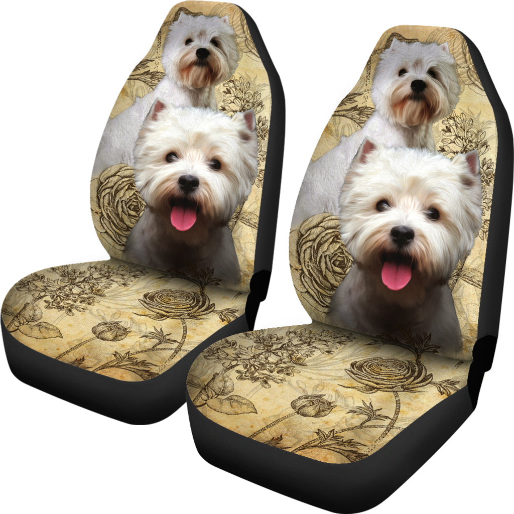 West Highland Terrier Car Seat Covers