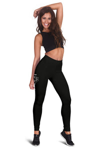Load image into Gallery viewer, Paw Heartbeat Black Women&#39;s Leggings
