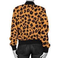 Load image into Gallery viewer, Women&#39;s Cheetah Bomber Jacket
