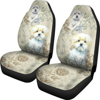 Load image into Gallery viewer, Maltese Car Seat Covers (Set of 2)
