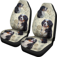 Load image into Gallery viewer, Bernese Mountain Dog Car Seat Covers (Set of 2)
