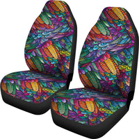 Load image into Gallery viewer, Boho Feathers Car Seat Covers (Set of 2)
