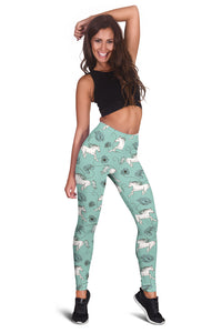 Load image into Gallery viewer, Green Horse Women&#39;s Leggings
