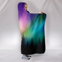 Load image into Gallery viewer, Northern Lights Hooded Blanket - $79.99 - 89.99

