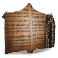 Load image into Gallery viewer, Oboe Music Hooded Blanket - $79.99 - 89.99
