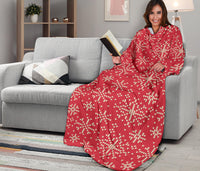 Load image into Gallery viewer, Christmas Snowflake Adult Sleeve Blanket
