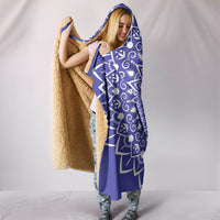 Load image into Gallery viewer, Purple Mandala Hooded Blanket - $79.99 - 89.99

