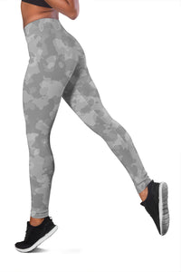 Load image into Gallery viewer, Gray Camo Women&#39;s Leggings
