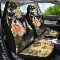 Load image into Gallery viewer, Schnauzer Car Seat Covers (Set of 2)

