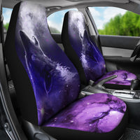 Load image into Gallery viewer, Wolf At Night Car Seat Covers (Set of 2)

