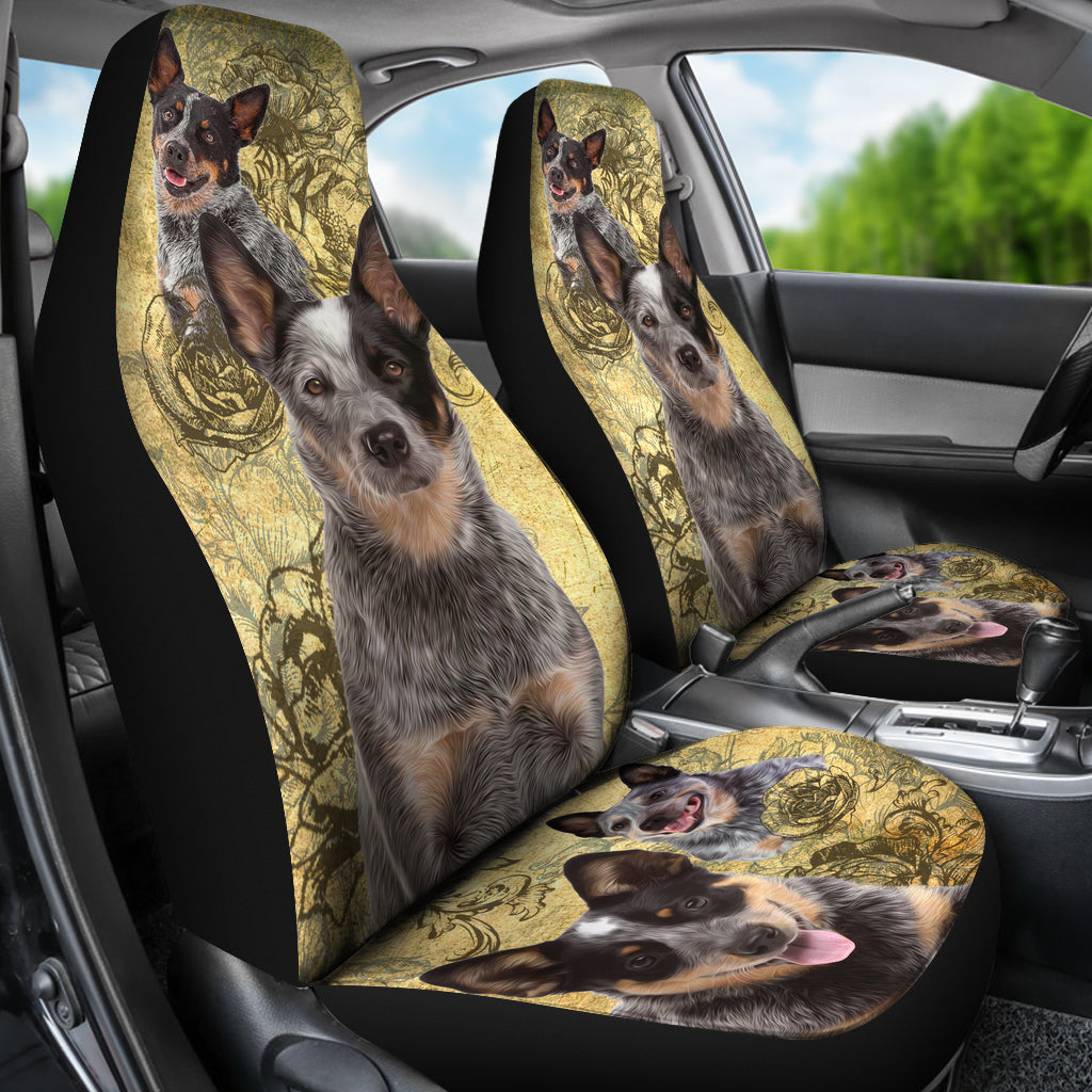 Australian Cattle Dog Car Seat Covers (Set of 2)