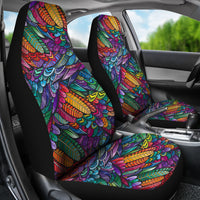 Load image into Gallery viewer, Boho Feathers Car Seat Covers (Set of 2)
