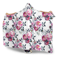 Load image into Gallery viewer, Floral Hooded Blanket - $79.99 - 89.99

