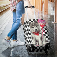Load image into Gallery viewer, Husky Puppy Luggage Cover
