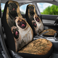 Load image into Gallery viewer, Pug Car Seat Covers (Set of 2)
