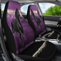 Load image into Gallery viewer, Black Horse Car Seat Covers (Set of 2)
