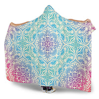 Load image into Gallery viewer, Bohemian Blue Hooded Blankets - $79.99 - 89.99
