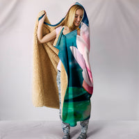 Load image into Gallery viewer, Lotus Vibes Hooded Blanket - $79.99 - 89.99
