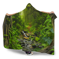 Load image into Gallery viewer, Forest Stream Hooded Blanket - $79.99 - 89.99
