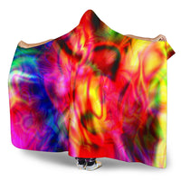 Load image into Gallery viewer, Color Explosion Hooded Blanket - $79.99 - 89.99

