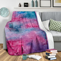 Load image into Gallery viewer, Watercolor Pink Blanket - $46.99 - 53.99
