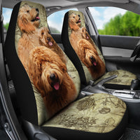 Load image into Gallery viewer, Goldendoodle Car Seat Covers (Set of 2)
