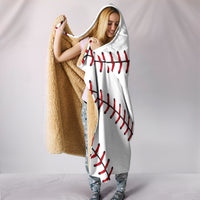 Load image into Gallery viewer, Baseball Hooded Blanket - $79.99 - 89.99
