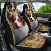 Load image into Gallery viewer, Australian Shepherd Car Seat Covers (Set of 2)
