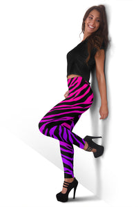Load image into Gallery viewer, Rainbow Zebra Women&#39;s Leggings
