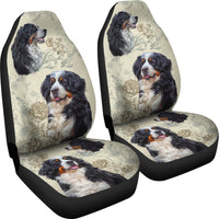 Load image into Gallery viewer, Bernese Mountain Dog Car Seat Covers (Set of 2)
