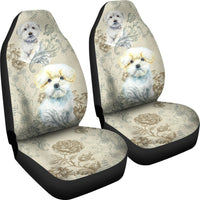 Load image into Gallery viewer, Maltese Car Seat Covers (Set of 2)
