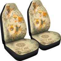 Load image into Gallery viewer, Pomeranian Car Seat Covers (Set of 2)
