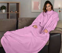 Load image into Gallery viewer, Pink Adult Sleeve Blanket
