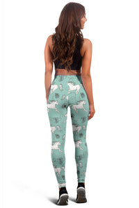 Load image into Gallery viewer, Green Horse Women&#39;s Leggings
