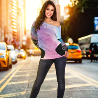 Load image into Gallery viewer, Women&#39;s Dragonfly Off Shoulder Sweater
