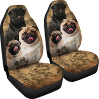 Load image into Gallery viewer, Pug Car Seat Covers (Set of 2)
