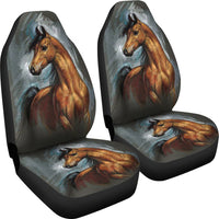 Load image into Gallery viewer, Brown Horse Car Seat Covers (Set of 2)

