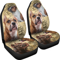 Load image into Gallery viewer, Staffordshire Bull Terrier Car Seat Covers (Set of 2)
