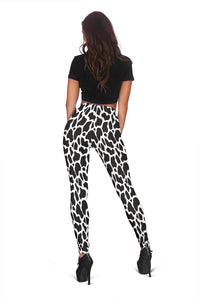 Load image into Gallery viewer, Black Cow Women&#39;s Leggings
