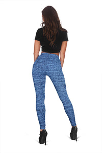 Load image into Gallery viewer, Blue Women&#39;s Leggings
