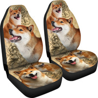 Load image into Gallery viewer, Shiba Inu Car Seat Covers (Set of 2)
