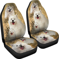 Load image into Gallery viewer, Samoyed Car Seat Covers (Set of 2)

