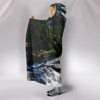 Load image into Gallery viewer, Relaxing Rapids Hooded Blanket - $79.99 - 89.99
