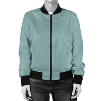 Load image into Gallery viewer, Women&#39;s Light Blue Bomber Jacket
