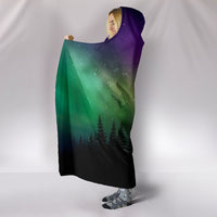 Load image into Gallery viewer, Northern Lights Hooded Blanket - $79.99 - 89.99
