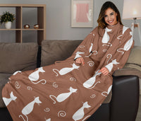 Load image into Gallery viewer, Brown Cat Print Snuglee
