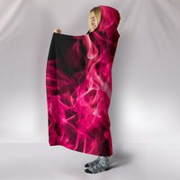 Load image into Gallery viewer, Pink Flame Hooded Blanket - $79.99 - 89.99
